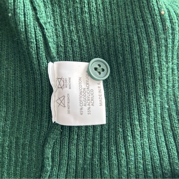 DARK GREEN BRANDY MELVILLE CARDIGAN - Picture 5 of 6